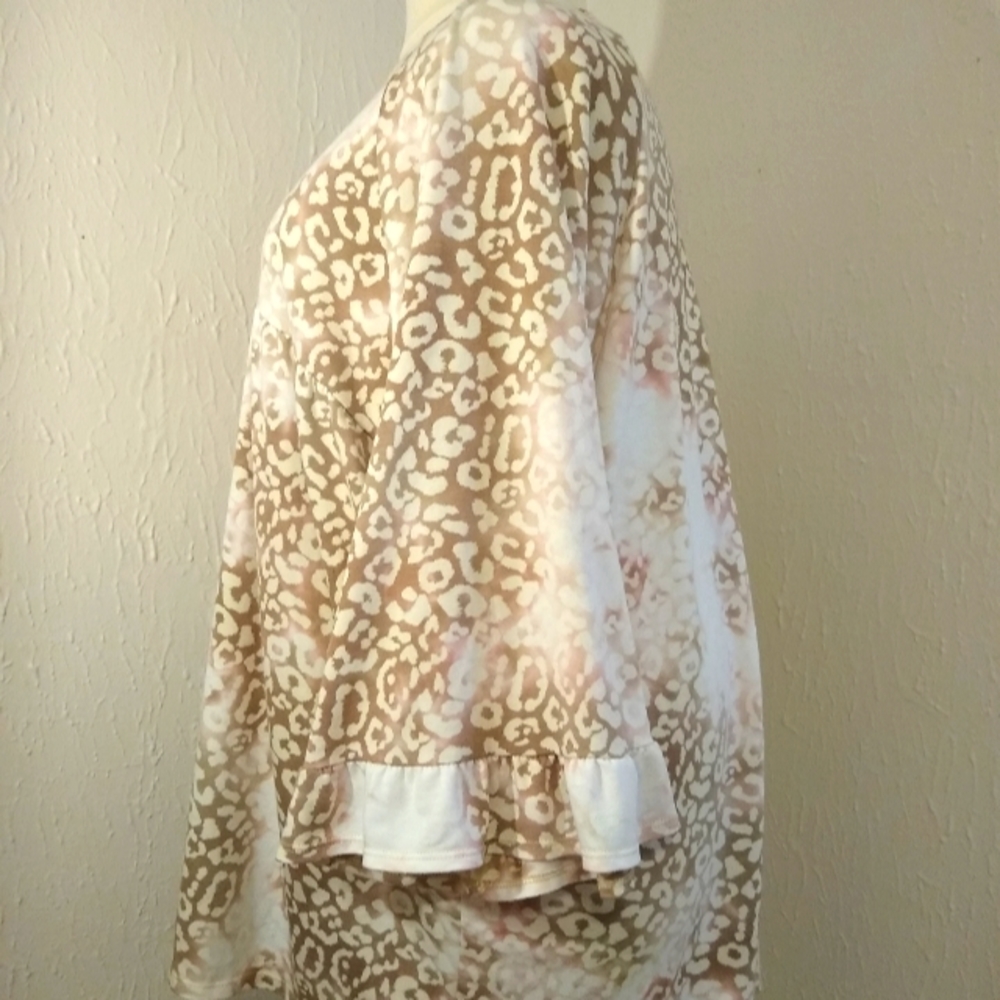 Crepas Animal Print Babydoll Tunic Size 6x - image 4
